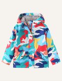 Cartoon Print Outdoor Jacket Coat