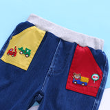 Christmas Cartoon Bear Casual Pants