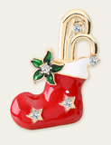 Christmas Cute Cartoon Brooch
