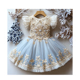 Lucky Sale-Christmas Snowflake Dress