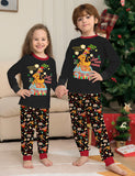 Christmas Puppy Sweet House Full Printed Family Matching Pajamas