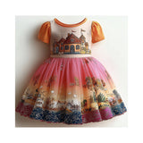 Lucky Sale-House Print Tulle Skirt