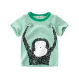 Children's Printed Short Sleeves