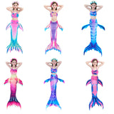 Three-Piece Set Mermaid Swimsuit