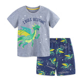 Dinosaur Short Sleeve Shorts Suit