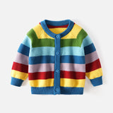 Rainbow Striped Coat