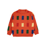 Cartoon Color Matching Sweater