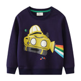 Luminous Forklift Printed Sweater