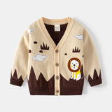 Cartoon Lion Casual Sweater