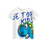 Cartoon Dinosaur Children's Short Sleeve