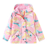 Cartoon Print Outdoor Jacket Coat