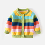 Rainbow Striped Coat