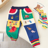 Cartoon Pattern Warm-Keeping Pants