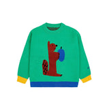 Cartoon Color Matching Sweater