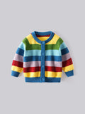 Rainbow Striped Coat