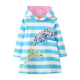 Cute Children Embroidered Patch Dress