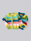 Rainbow Striped Coat