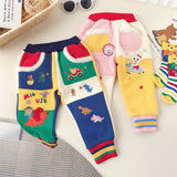 Cartoon Pattern Warm-Keeping Pants