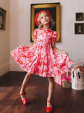 Valentine's Day Printing Parent-Child Dress