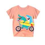 Cartoon Cute Printed Short Sleeve Children's Clothing