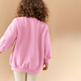 Long Sleeve Girls Suit Cute Heart Shape Children Suit