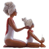 Mom & Me Three-Dimensional Flower Petals One-Piece Swimsuit