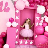 Pink Plaid Dress Party Dress