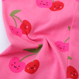 Girl's Cherry Full Printed Trousers