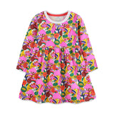 Fruit Printed Girls Dress