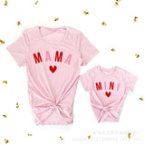 Valentine's Day Mother and Daughter Love T-shirt