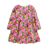 Fruit Printed Girls Dress