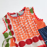 Girls' Ethnic Style Sleeveless Stitching Dress