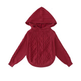 Christmas Red Hooded Sweater