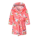 Children's Nightgown Cartoon Printed Home Bathrobe