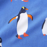 Penguin Print round Neck Dress