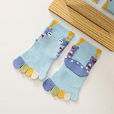 Colorful Toe Cotton Socks