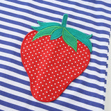 Cute Strawberry Embroidered Dress