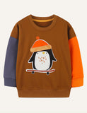 Cartoon Boy Long Sleeve Sweatshirt