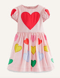 Lucky Sale-Heart Pattern Dress