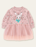 Bambi Printed Mesh Dress - CCMOM