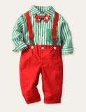 Bow Striped Gentleman Party Set