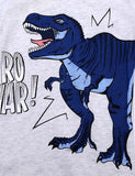 Boy T-Rex Appliqu¨¦ Fake Two-Piece T-shirt - CCMOM