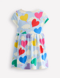 Lucky Sale-Love Print Dress