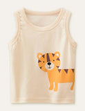 Cartoon Animal Printed Vest - CCMOM