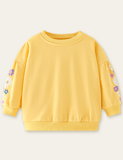 Cartoon Daisy Printed Sweatshirt