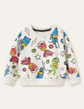 Cartoon Printed Sweatshirt - CCMOM