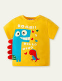 Crocodile Patch Short Sleeve T-shirt - CCMOM