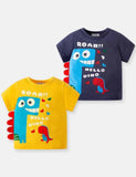 Crocodile Patch Short Sleeve T-shirt - CCMOM