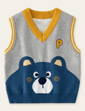 Cute Bear Sweater Vest