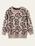 Cute Dinosaur Full Printed Sweatshirt - CCMOM